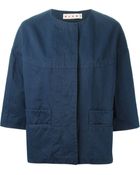 Marni Cropped Jacket - Lyst