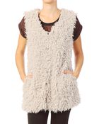 Ichi Sleeveless Gilet - Topps Wa - Lyst