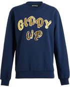 House Of Holland Giddy Up Sweatshirt - Lyst