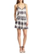Milly Silk Racerback Short Jumpsuit - Lyst