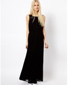 Monki Pleated Maxi Dress - Lyst