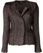 Isabel Marant Tweed Herringbone Jacket - Lyst