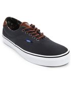 Vans Era 59 Grey Leather And Canvas Sneakers - Lyst