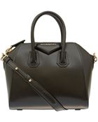 Givenchy Mini Black Antigona Bag - Lyst