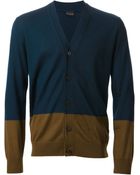 Paul Smith Contrast Cardigan - Lyst