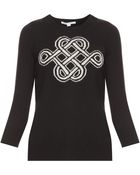 Diane von Furstenberg Intarsia Sweater - Lyst
