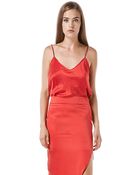 Again Vanity Cowl Back Tank - Lyst