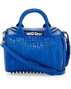 Alexander Wang Rockie Small Crossbody Satchel Royal Blue - Lyst