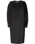 Fendi Cashmere And Mink Fur Coat - Lyst