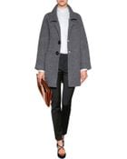 DSquared2 Wool-Cashmere Blend Oversized Coat - Lyst