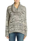 DKNY Cowl Neck Pullover Sweater - Lyst