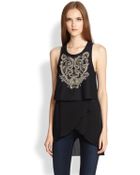 Sachin & Babi Lizzie Layered Embroidery Top - Lyst