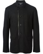 John Varvatos Button Fastening and Zipped Jacket - Lyst