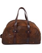 Billy Reid Distressed Leather Duffle Bag - Lyst