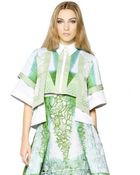 Peter Pilotto Embroidered & Printed Satin Jacket - Lyst