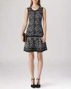 Reiss Dress - Cleopatra Fit And Flare - Lyst