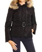 Peuterey Jacket Paradigma Ox Medium Cordura With Hood Fur And Belt - Lyst