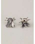 Tom Binns Fly Stud Earrings - Lyst