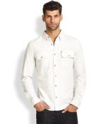 Madison Supply Double Spade Cotton Sportshirt - Lyst