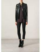 Ann Demeulemeester Biker Jacket - Lyst