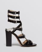 Michael Kors Paisley Leather Sandals - Lyst