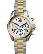 Michael Kors Mini Two-Tone Stainless Steel Bradshaw Chronograph Watch - Lyst