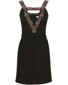 Matthew Williamson Tailored Mini Dress With Embellishment - Lyst