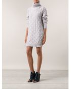 Marc Jacobs Turtle Neck Knit Dress - Lyst