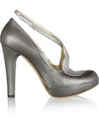 Vivienne Westwood Lido Metallic Leather Pumps - Lyst