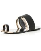 river island toe loop sandals