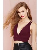 Nasty Gal Holy Crop Top - Lyst