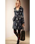 Burberry Quilted Trench Coat - Lyst