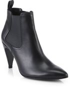 Robert Clergerie Kute Leather Ankle Boots - Lyst