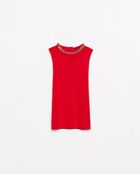 Zara Sweater With Chain Detail - Lyst