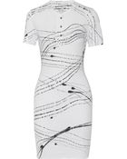 Raquel Allegra Printed Jersey Mini Dress - Lyst
