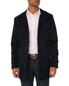 Selected Phil Navy Trench Coat - Lyst