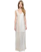 Ella Moss Raffia Print Long Dress - Lyst