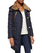 MICHAEL Michael Kors Fur-trim Puffer Coat - Lyst