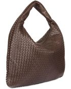 Bottega Veneta Maxi Veneta Leather Shoulder Bag - Lyst