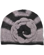 Sonia Rykiel Fleur Wool Hat - Lyst