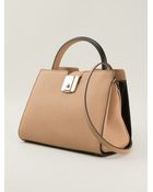 Serapian Contrasting Handle Tote - Lyst