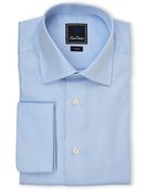 David Donahue Trim Fit French Cuff Dress Shirt - Lyst