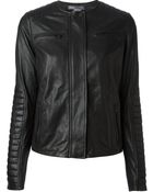 Vince Biker Jacket - Lyst
