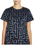 Lisa Perry Maze Boxy Tee - Lyst