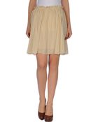 See By Chloé Silk Pleated Mini Skirt - Lyst