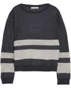 Burberry Brit Paneled Wool-Blend Sweater - Lyst