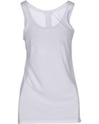 Ann Demeulemeester Sleeveless Tshirt - Lyst