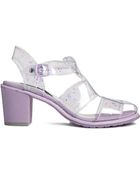 Miista June Lavender Clear Heeled Sandals - Lyst