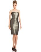Trina Turk Volare Metallic Strapless Dress - Lyst