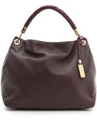 Michael Kors Skorpios Large Shoulder Bag Bordeaux - Lyst